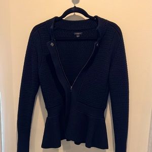 Ann Taylor zip up sweater